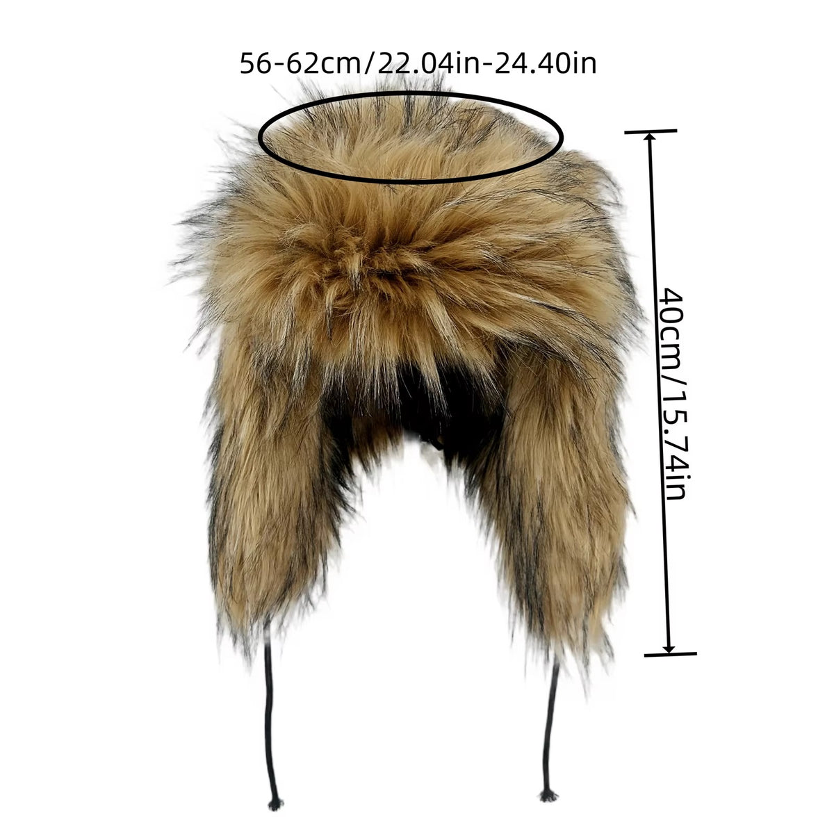 Men Women Viking Fur Trapper Hat