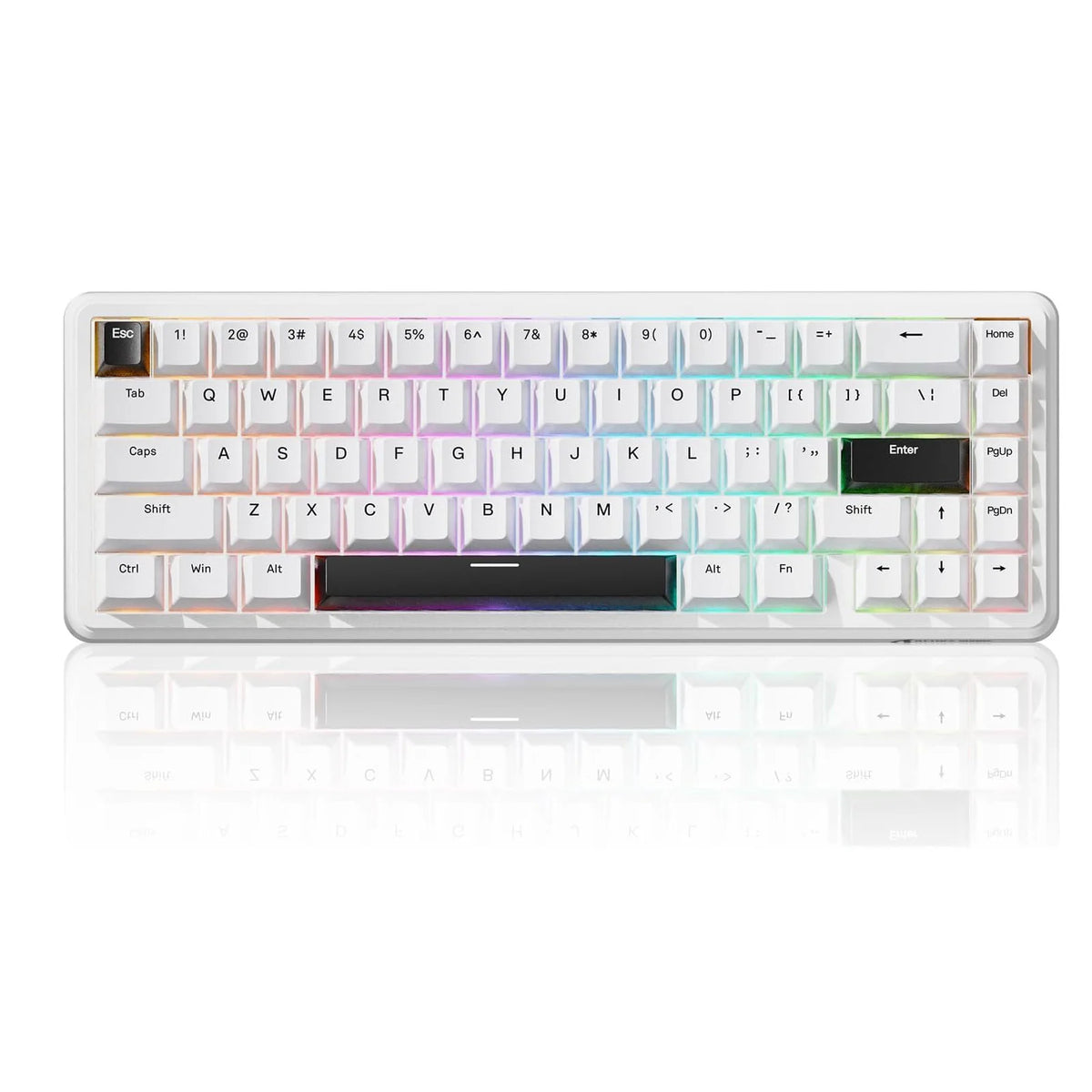 ATTACK SHARK X65 HE Wired 65% Mechanical Gaming Keyboard – Magnetic Hall Effect Switch, Hot-Swap, RGB Backlit