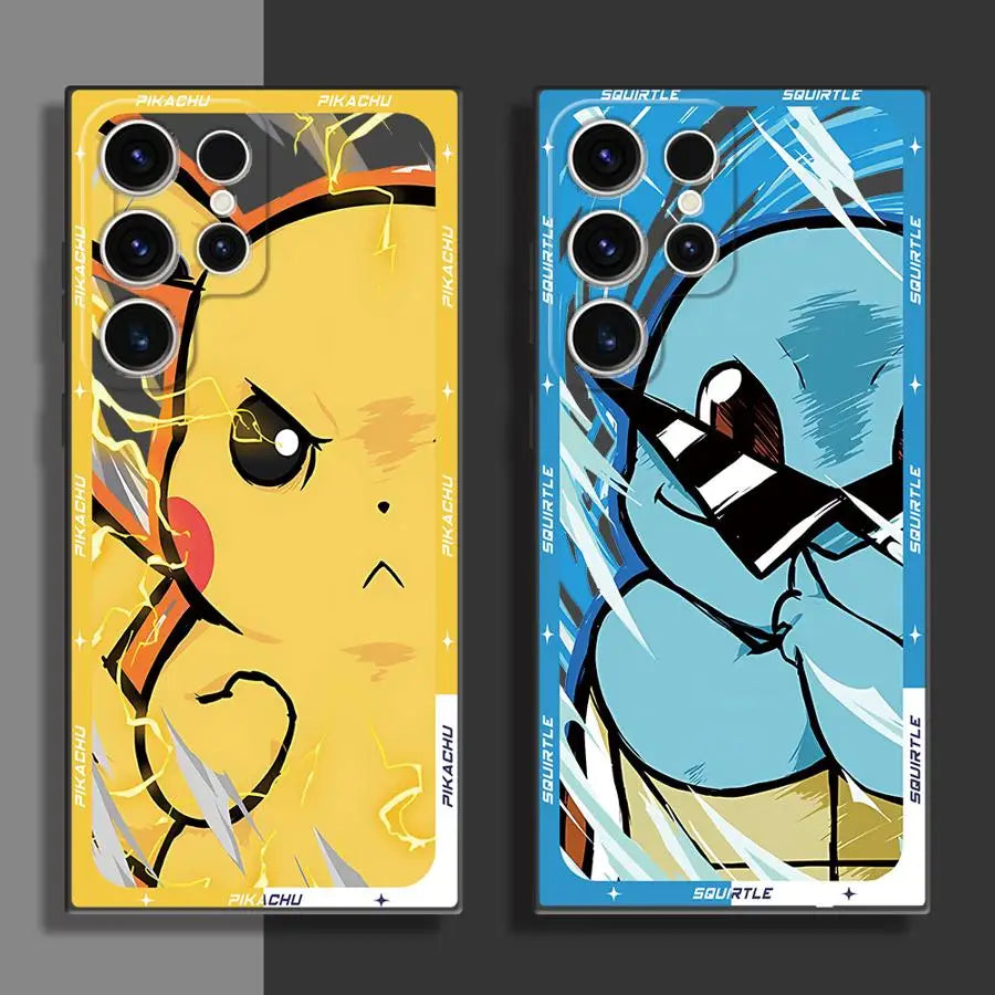 Luxury Pokémon Case for Samsung Galaxy – Matte Shockproof Cover