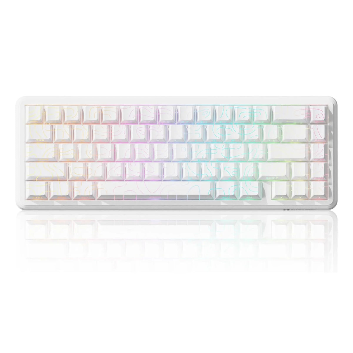 ATTACK SHARK X65 HE Wired 65% Mechanical Gaming Keyboard – Magnetic Hall Effect Switch, Hot-Swap, RGB Backlit