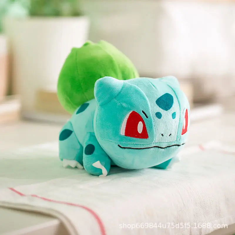 20cm Plush Toys - Kawaii Pikachu, Raichu & Squirtle Soft High-Quality Fabric Anime Gifts for Kids Collectors Fans
