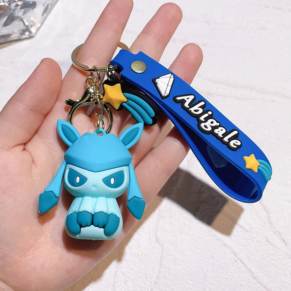 Pokémon Keychain 2025 – Pikachu, Psyduck, Gengar & More Cartoon Figures 🎒✨