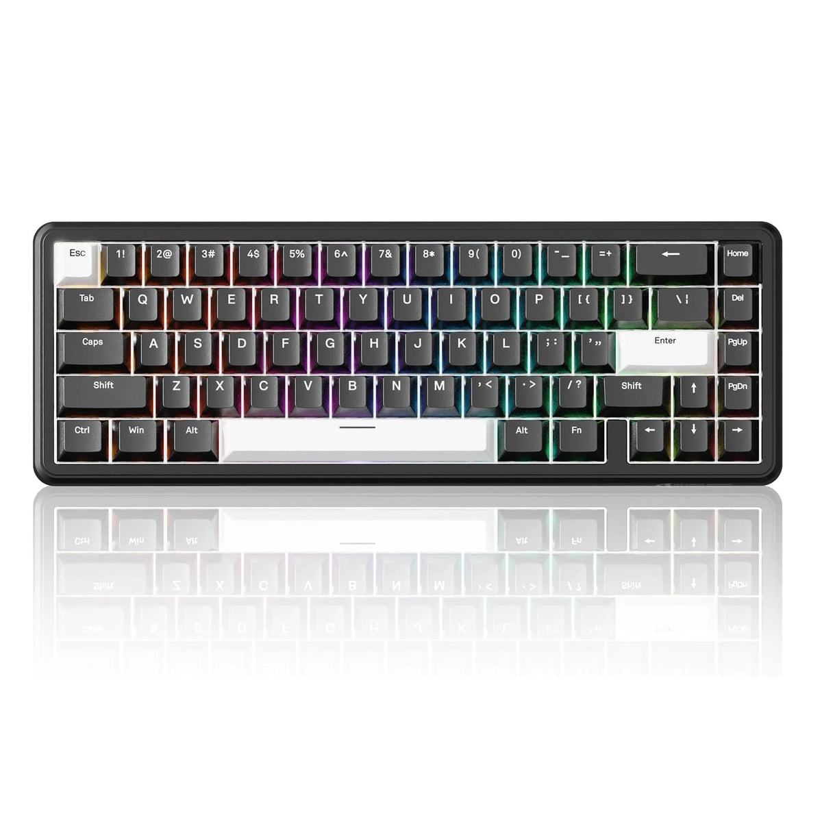 ATTACK SHARK X65 HE Wired 65% Mechanical Gaming Keyboard – Magnetic Hall Effect Switch, Hot-Swap, RGB Backlit
