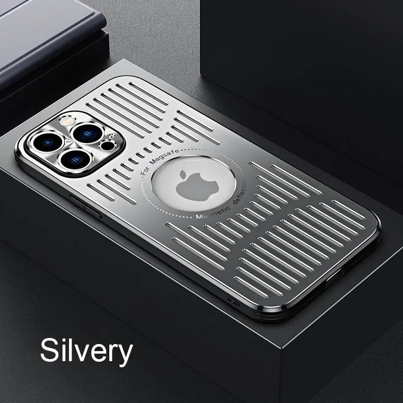 Aluminum Cooling Phone Case for iPhone 16/15/14/13/12 Pro Max
