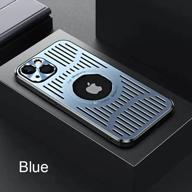 Aluminum Cooling Phone Case for iPhone 16/15/14/13/12 Pro Max