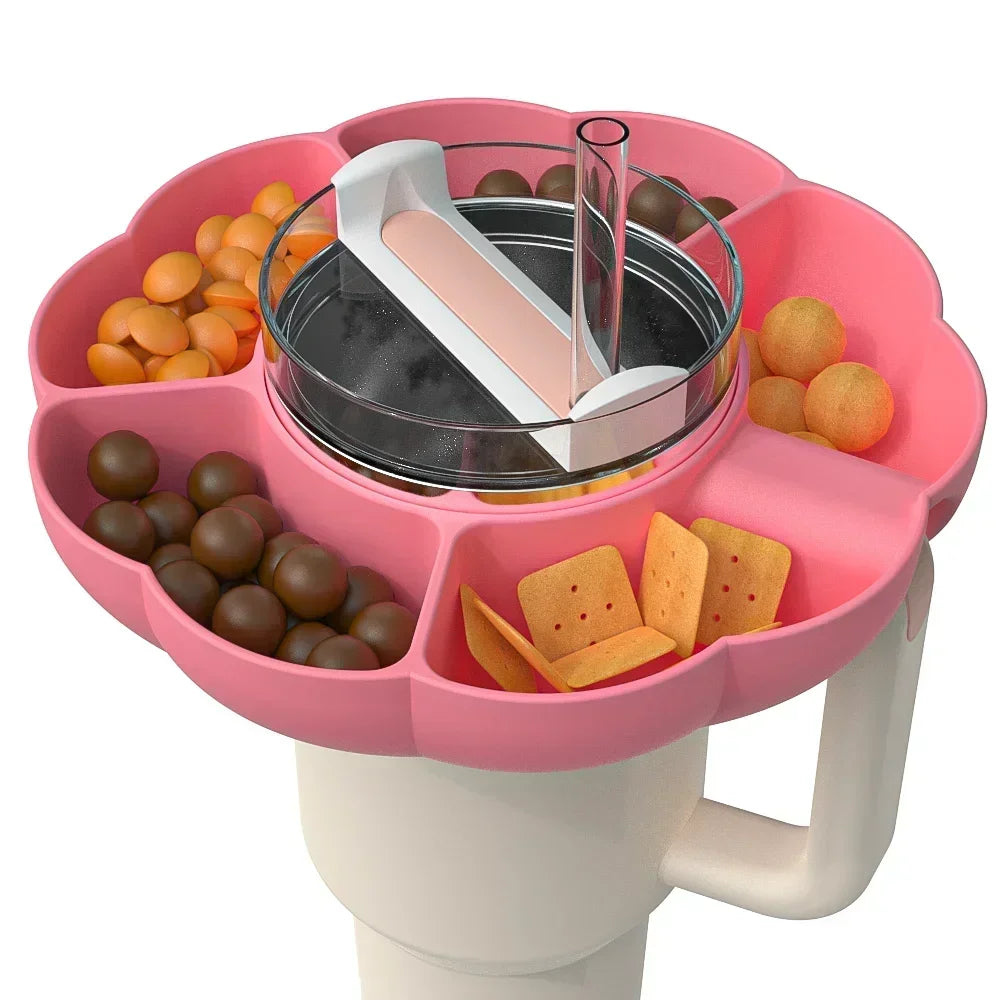 Snack Tray 🍿 for Stanley 40/30 oz – Reusable Snack Divider Bowl