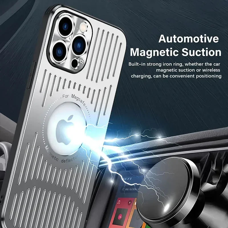 Aluminum Cooling Phone Case for iPhone 16/15/14/13/12 Pro Max