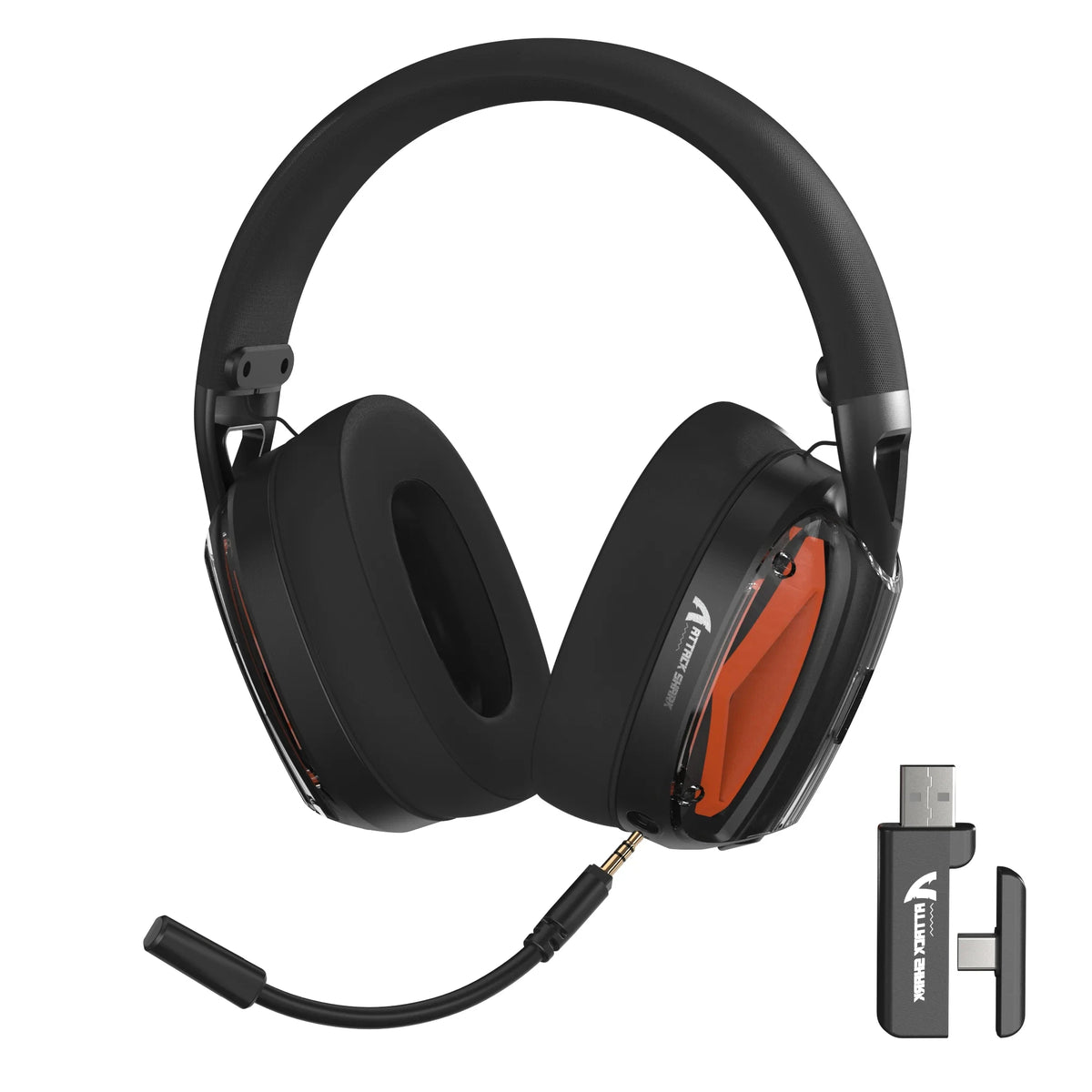 ATTACK SHARK L60 Ultra-Light Tri-Mode Gaming Headset Ultra-Light Tri-Mode Wireless Gaming Headset for PC/PS4/Xbox