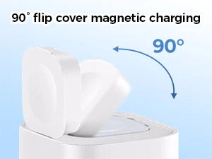 65W Retractable GaN Charger – 3-in-1 Wireless Power for Apple Devices