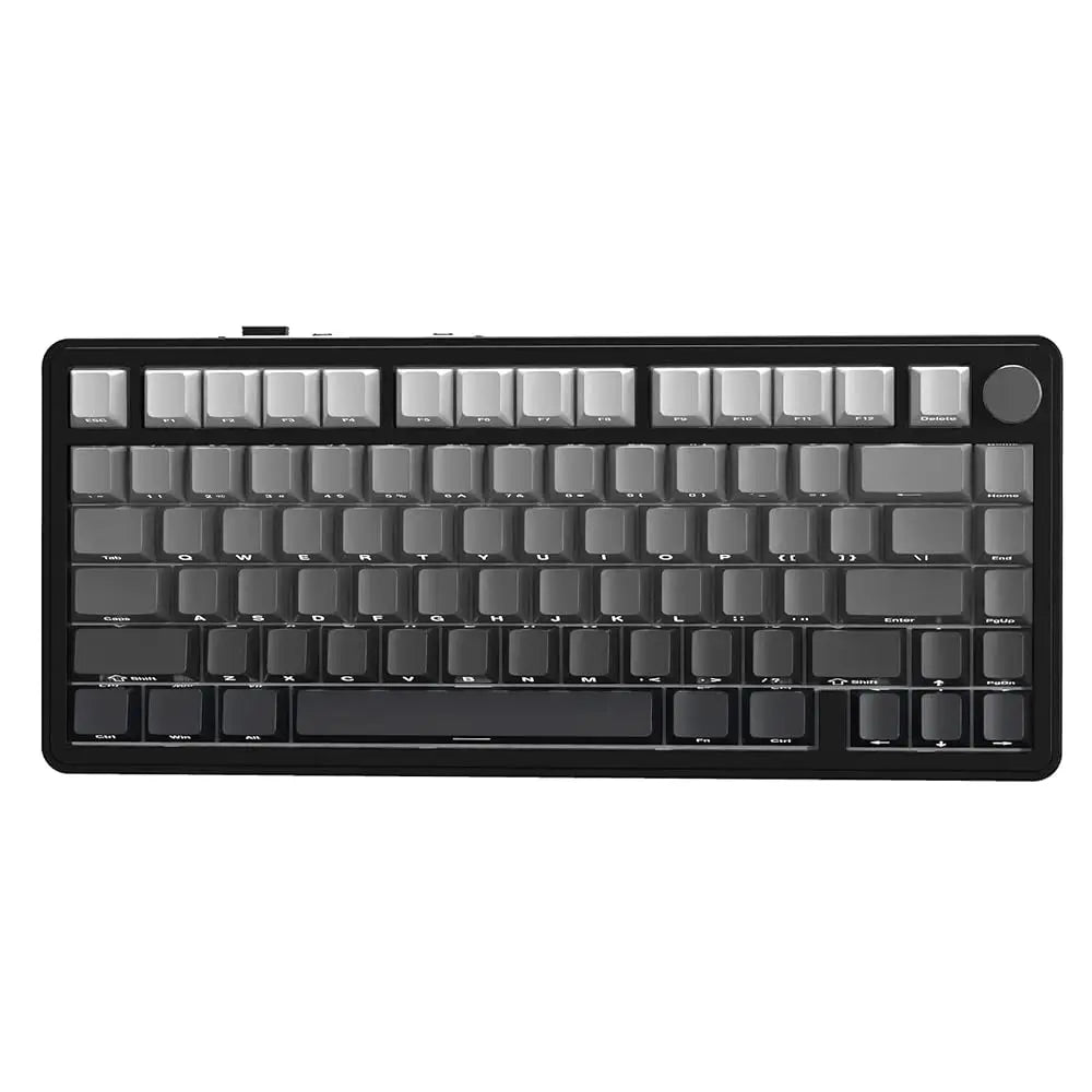 ATTACK SHARK X85 Wireless Mechanical Gaming Keyboard – TKL 82 Keys, Gasket Structure, RGB Hot-Swappable, Knob, Customizable