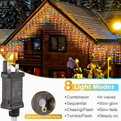 10M LED String Lights – Christmas Fairy Lights with 8 Modes for Garden, Wedding & Party Decoration