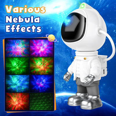 RGB Astronaut Starry Sky Light – Night Lamp for Bedroom or Gift 🌌