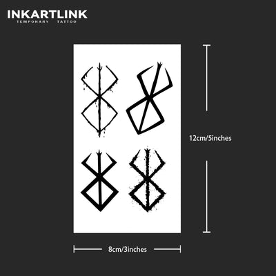 Berserker Temporary Tattoo ⚔️💀