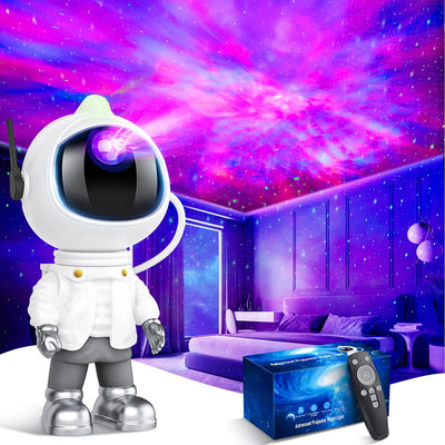 RGB Astronaut Starry Sky Light – Night Lamp for Bedroom or Gift 🌌