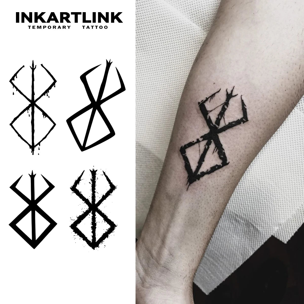 Berserker Temporary Tattoo ⚔️💀