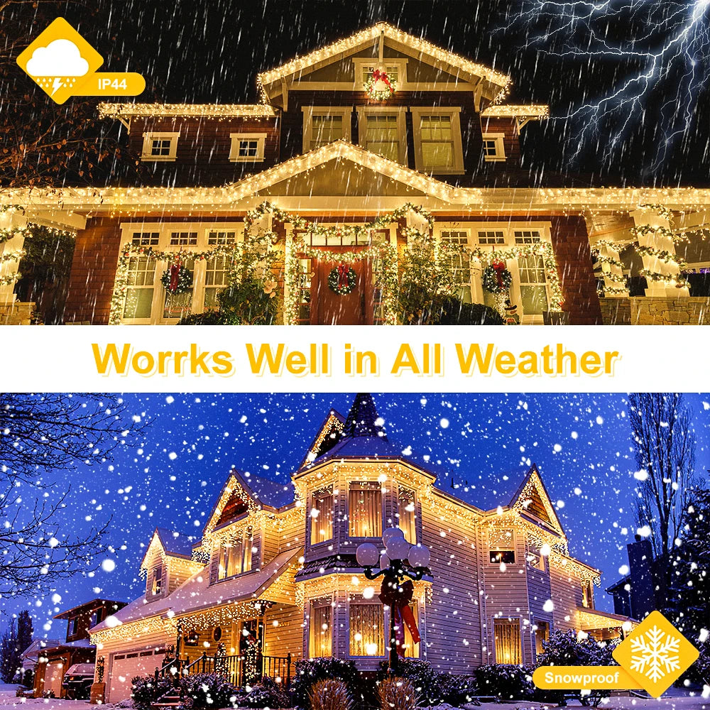 10M LED String Lights – Christmas Fairy Lights with 8 Modes for Garden, Wedding & Party Decoration