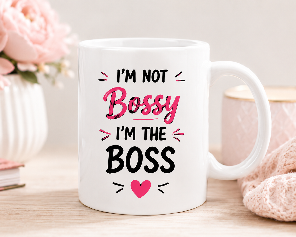 Funny Couple Mug Set – Boss Lady &amp; Coffee Lover | 2 Matching Mugs