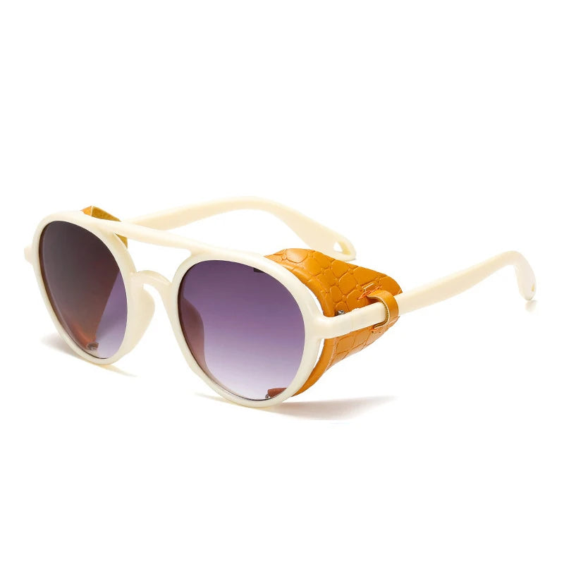 Vintage Round Punk Glasses
