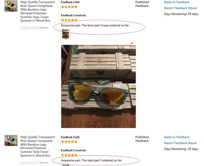 Polarized Wood & Mirrored - Unisex Retro Shades for Women & Men