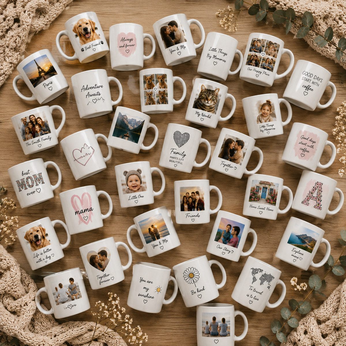 PERSONALISED MUG – YOUR PHOTO, YOUR TEXT, YOUR DESIGN
