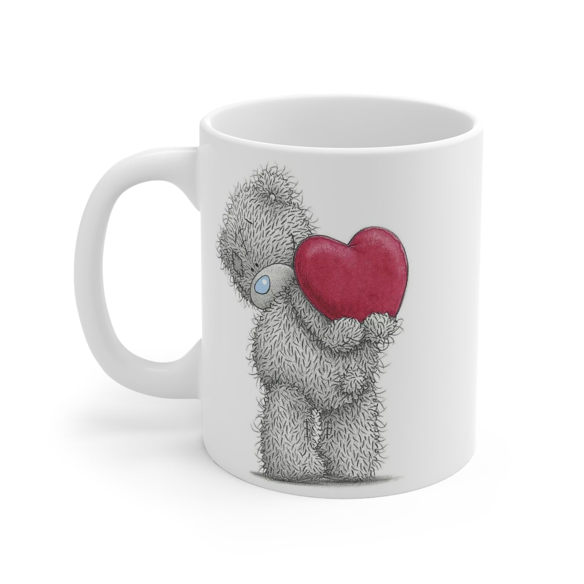 Me To You Teddy Bear Mug – Grey Bear Holding Heart