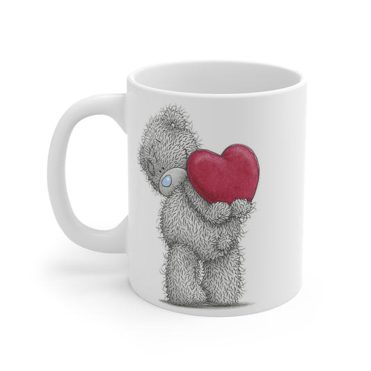 Me To You Teddy Bear Mug – Grey Bear Holding Heart