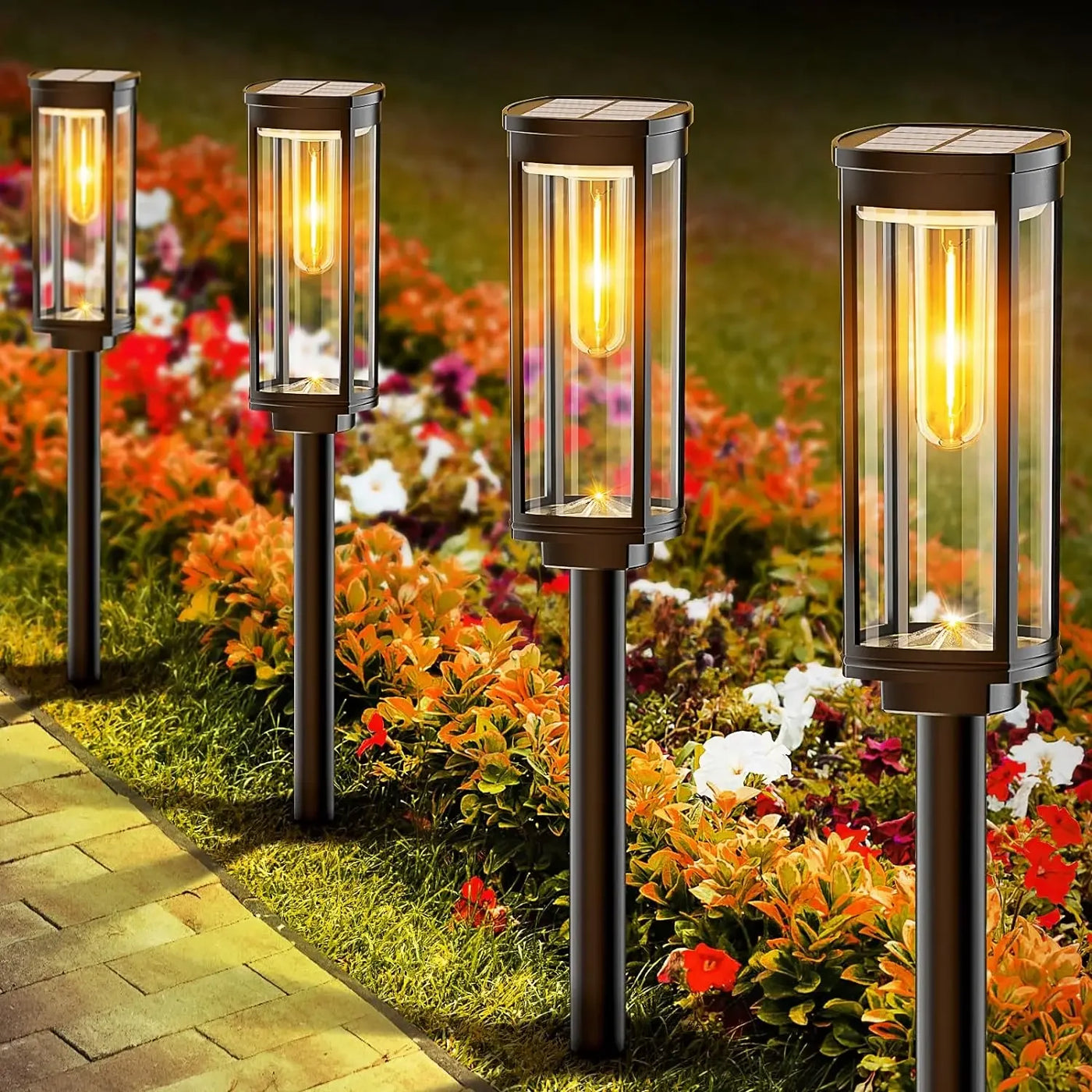 LED Solar Pathway Lights – Waterproof Outdoor Lamp