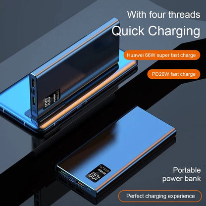 20000mAh Fast Charge Power Bank – 2 USB External Battery for Phones & Tablets 🔋📱