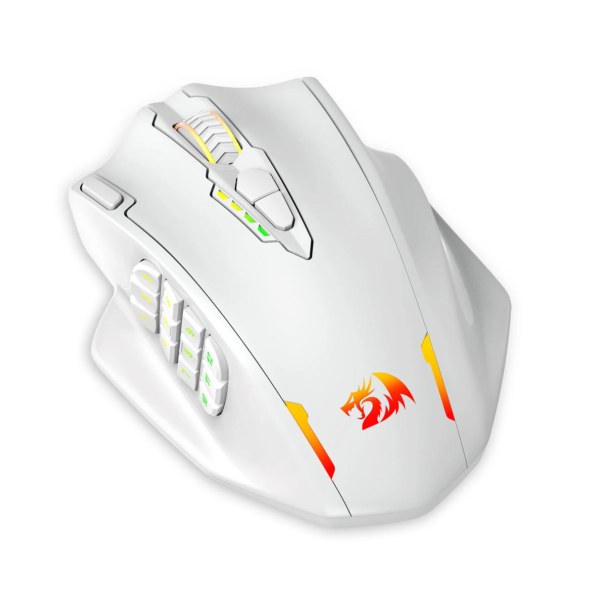 Redragon M913 Impact Elite Wireless/Wired Gaming Mouse – 16 Programmable Buttons, 16000 DPI