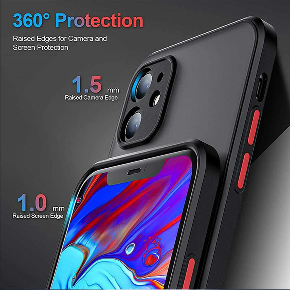 7 Dragon Balls iPhone Cover - Shockproof Matte Case for All iPhone Models
