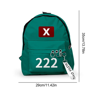 2025 Korea Game Season2 School Handbags Unisex Solid Printing Outdoor Sports Daypacks Student Large Capacity for Outdoor Hinking