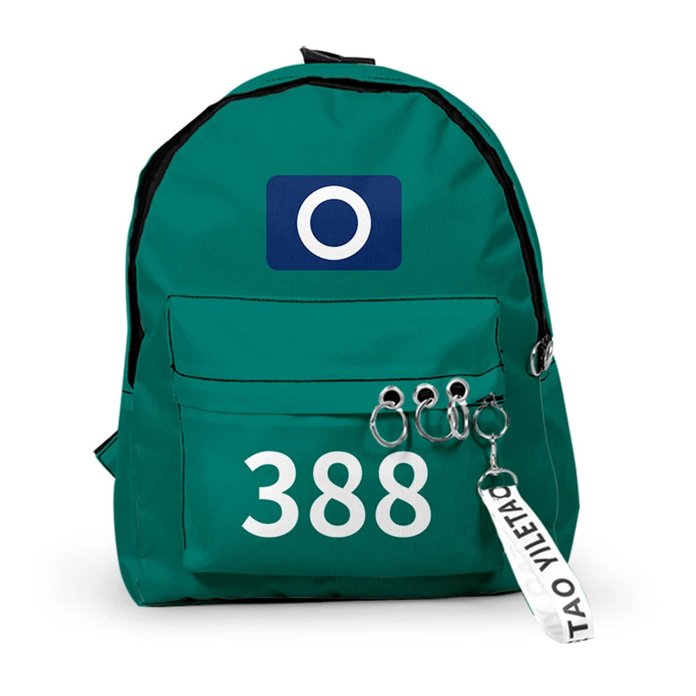 2025 Korea Game Season2 School Handbags Unisex Solid Printing Outdoor Sports Daypacks Student Large Capacity for Outdoor Hinking