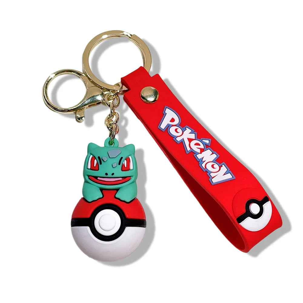 Pokémon Keychain 2025 – Pikachu, Psyduck, Gengar & More Cartoon Figures 🎒✨