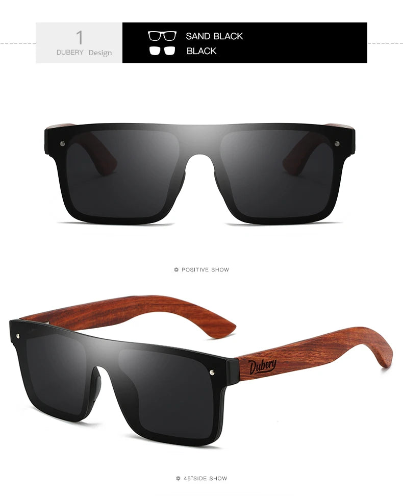 Natural Wooden Polarized Sunglasses for Men, Womam