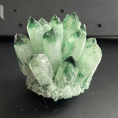 Natural Green Quartz Cluster – Reiki Energy Stone & Decor