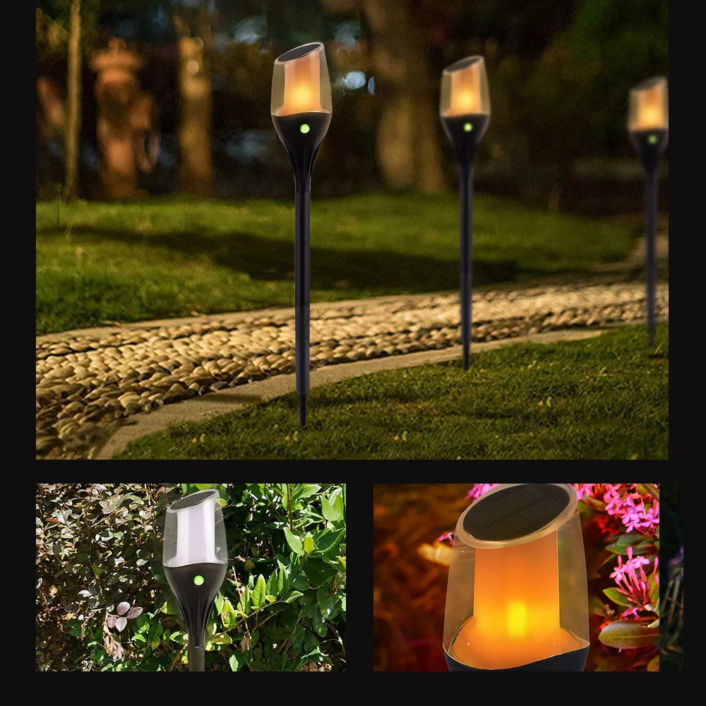 Luxury Solar Garden Lamp LED Waterproof Outdoor Path Light