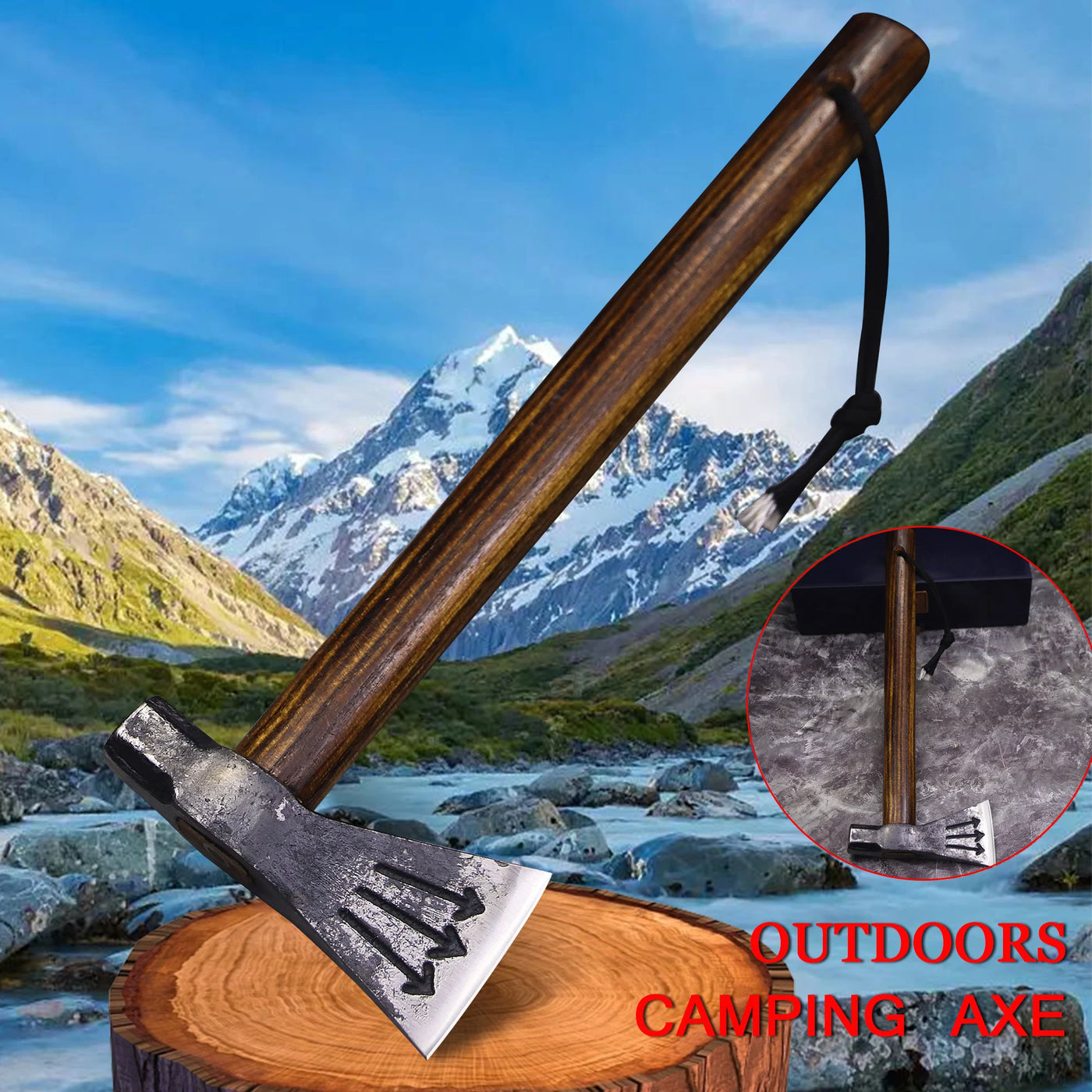 Handcrafted Viking Axe – Strength, Tradition, and Functionality in One!