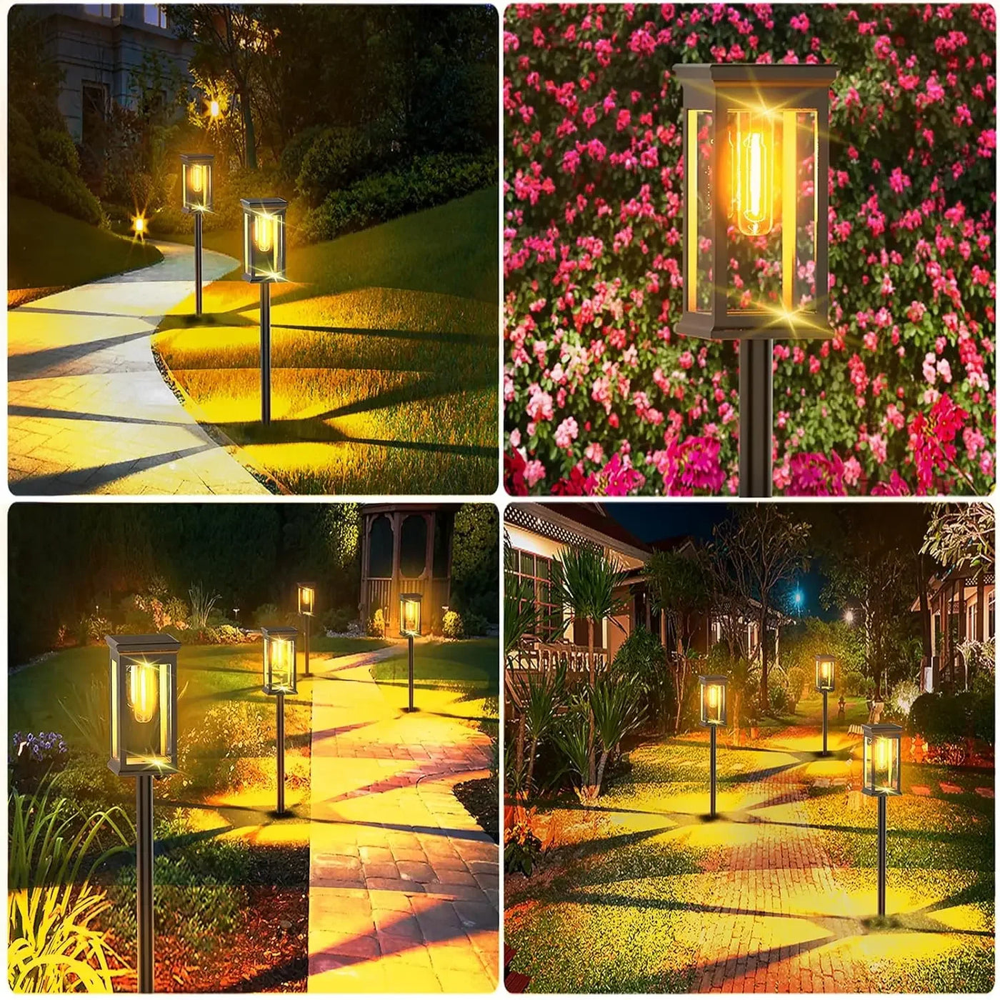 LED Solar Pathway Lights – Waterproof Outdoor Lamp