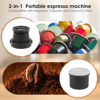 Handpresso Maker ☕️ 2-in-1 Portable Espresso - No Power Needed