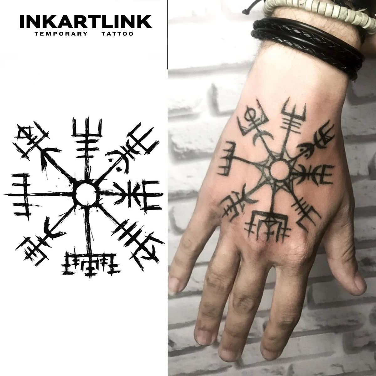 Rune Temporary Tattoo ⚡ᚠᚢᚦ