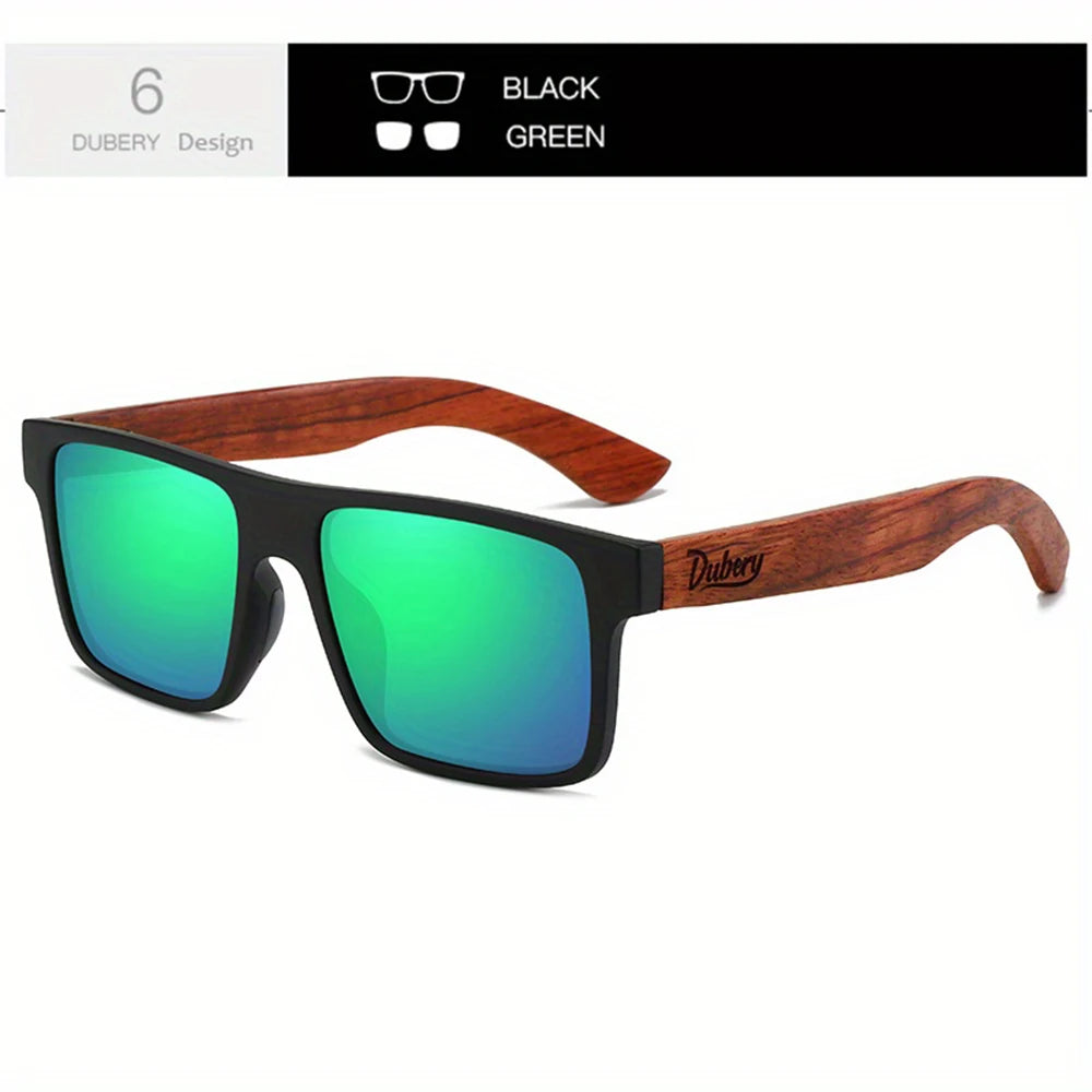 Wooden Polarized UV400 Sunglasses – 6 Colors 😎🌿