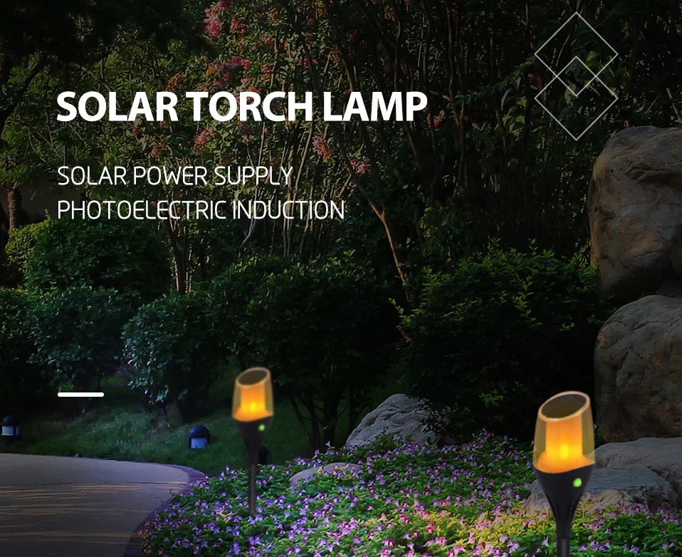 Luxury Solar Garden Lamp LED Waterproof Outdoor Path Light