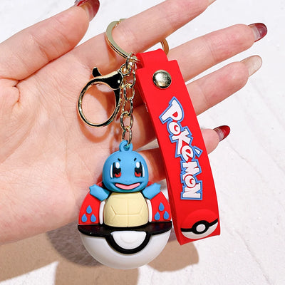 Pokémon Keychain 2025 – Pikachu, Psyduck, Gengar & More Cartoon Figures 🎒✨