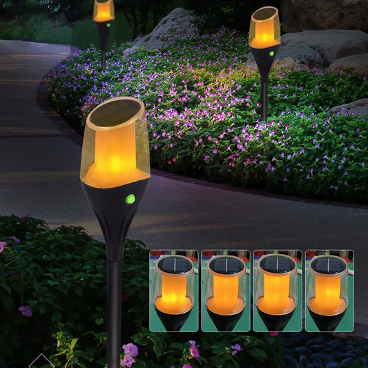 Luxury Solar Garden Lamp LED Waterproof Outdoor Path Light