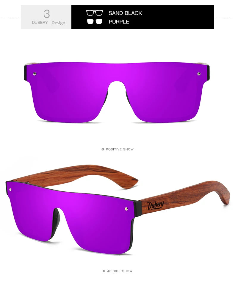 Natural Wooden Polarized Sunglasses for Men, Womam