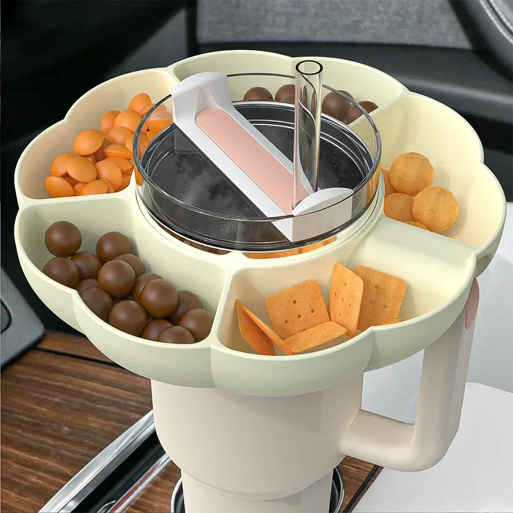 Snack Tray 🍿 for Stanley 40/30 oz – Reusable Snack Divider Bowl