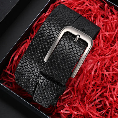 Trendsetter Men's Belt 🔥 PU Leather w/ Alloy Buckle - Business &amp; Casual Strap