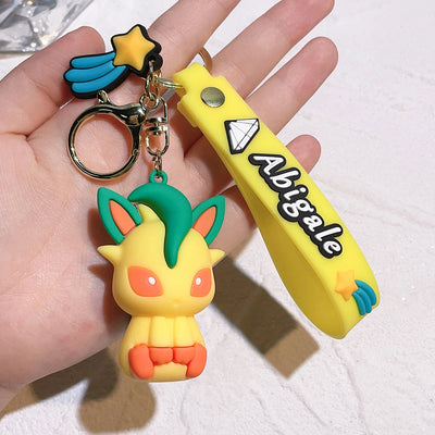 Pokémon Keychain 2025 – Pikachu, Psyduck, Gengar & More Cartoon Figures 🎒✨