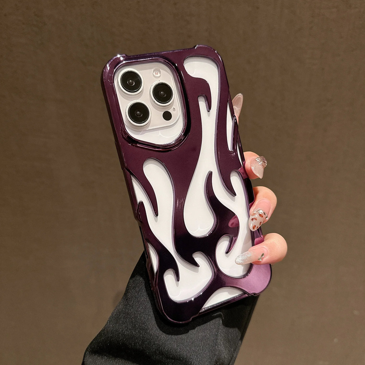 3D FLAME Phone Case 🔥 Matte Shockproof – Fits iPhone 13/12/11 Pro/Max&nbsp;