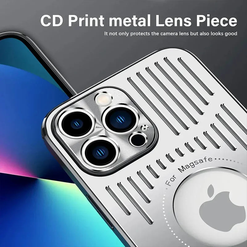 Aluminum Cooling Phone Case for iPhone 16/15/14/13/12 Pro Max